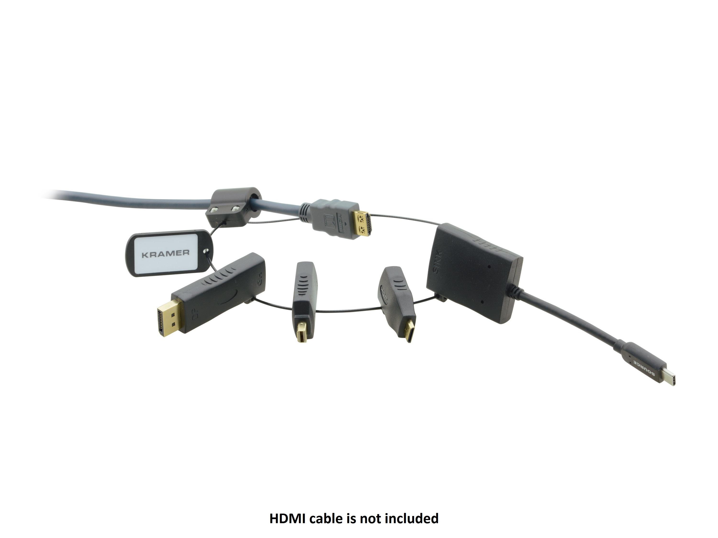AD-RING-5 Mini DisplayPort/DisplayPort/USB Type-C/Mini HDMI type-C to HDMI Adapter Ring by Kramer