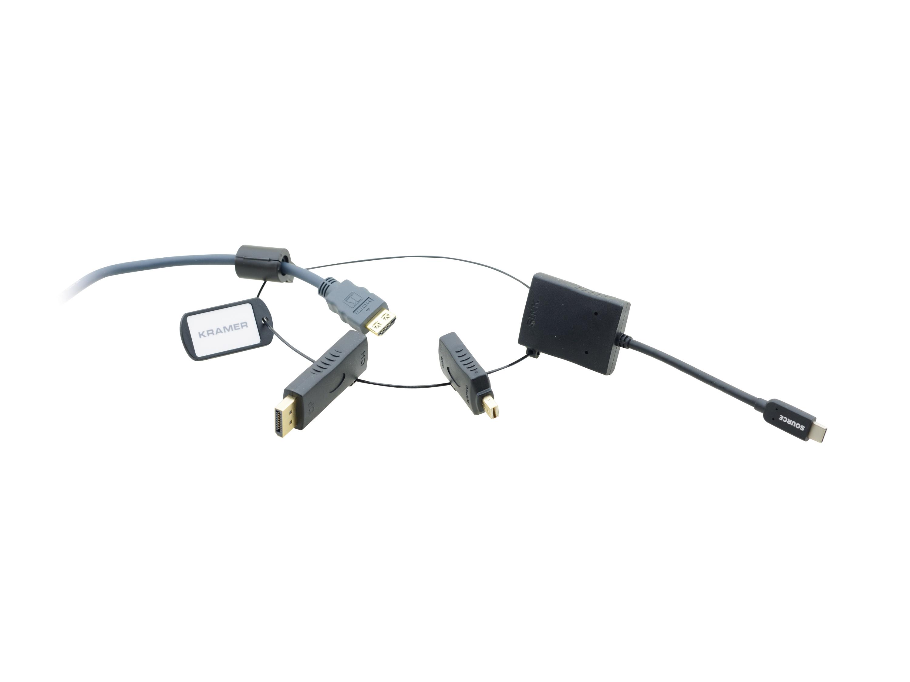 AD-RING-6 Mini DisplayPort/DisplayPort/USB type-C to HDMI Adapter Ring by Kramer
