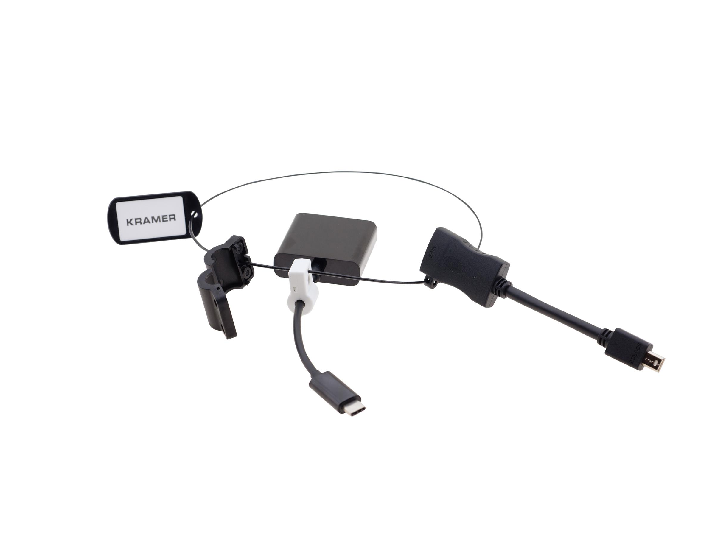 AD-RING-8 USB type-C/Mini DisplayPort  to HDMI (F) Adapter Ring by Kramer