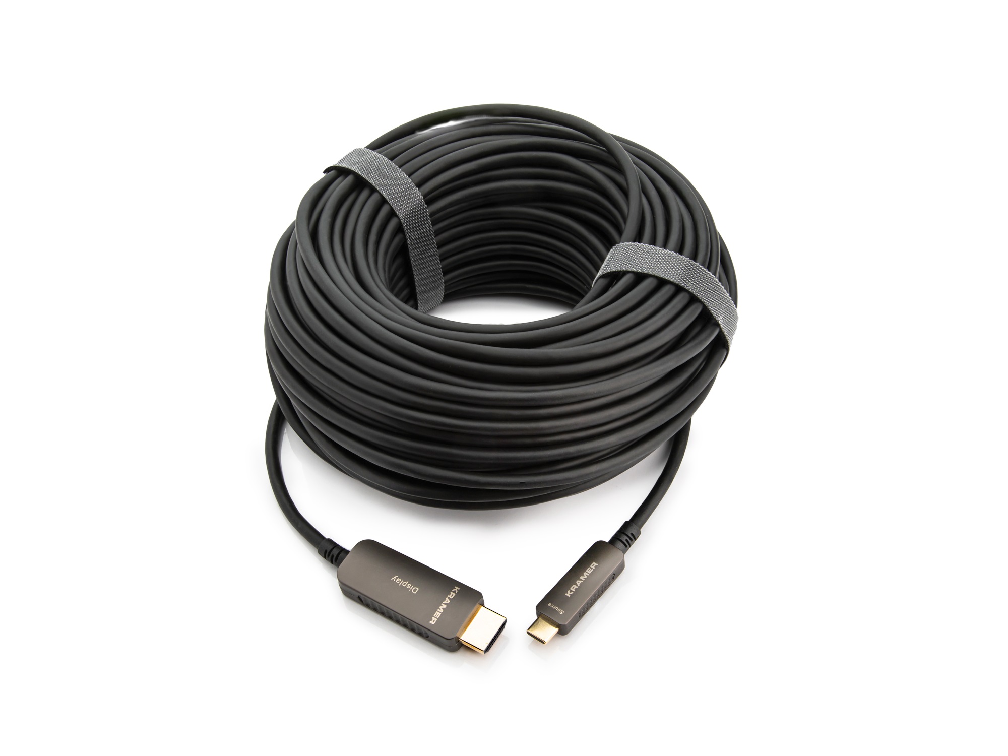 CLS-AOCU/CH-15 4.6m (15ft) Active Optical 4K USB Type C (M) to HDMI (M) Cable/Low Smoke and Halogen Free by Kramer