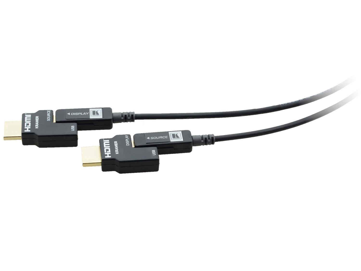 CP-AOCH/60-33 33ft/10m Active Optical 4K Pluggable HDMI Cable/Plenum Rated by Kramer