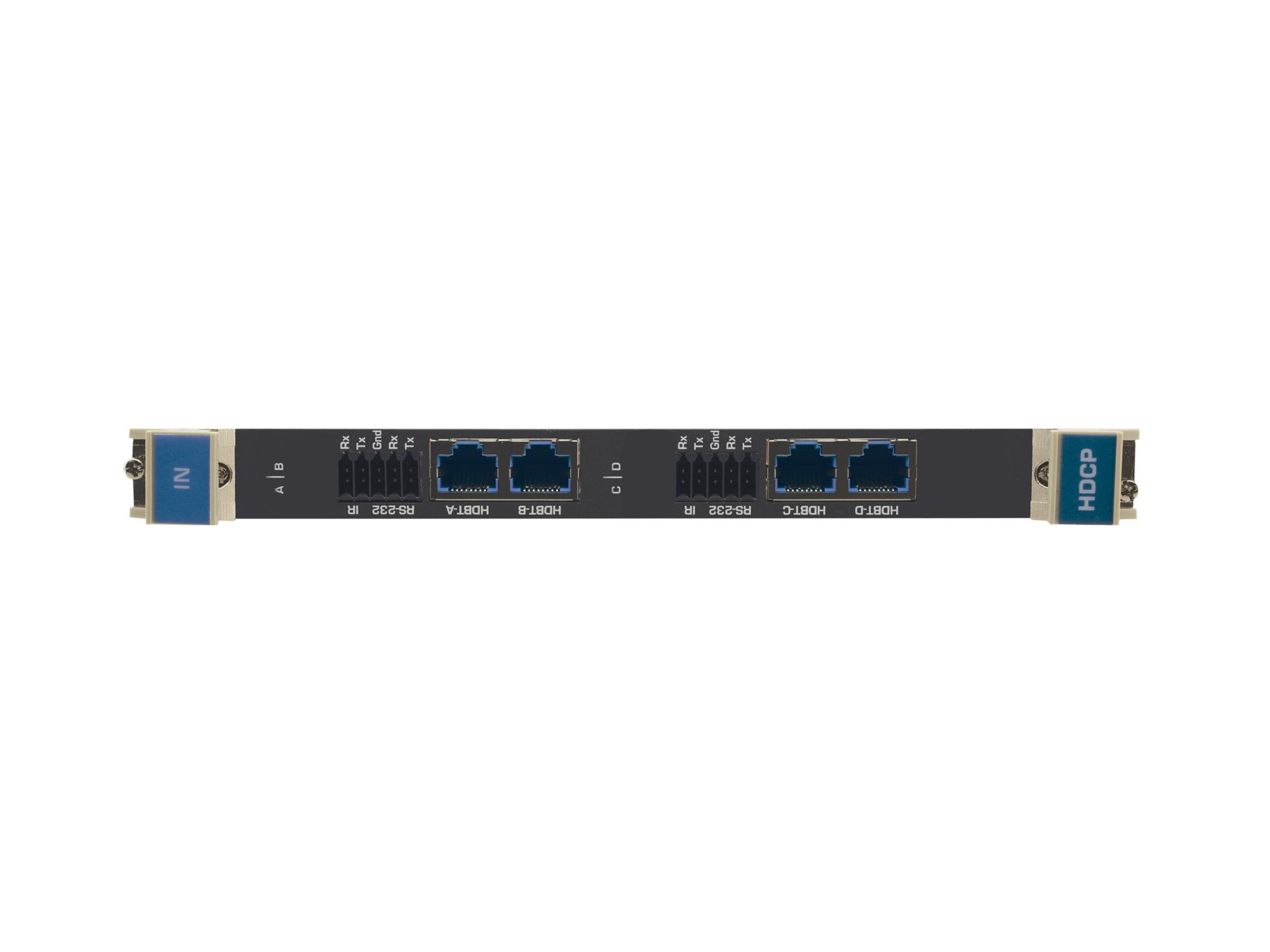 DT-IN4-F32 4-Channel 4K60 HDMI over Long Reach HDBaseT Input Card by Kramer