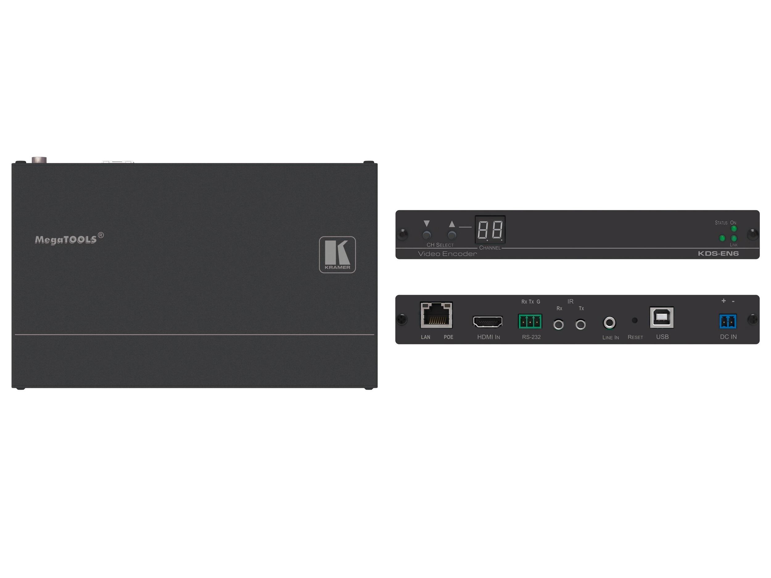KDS-EN6 4K/60 4x2x0 HDCP 2.2 Video Encoder by Kramer