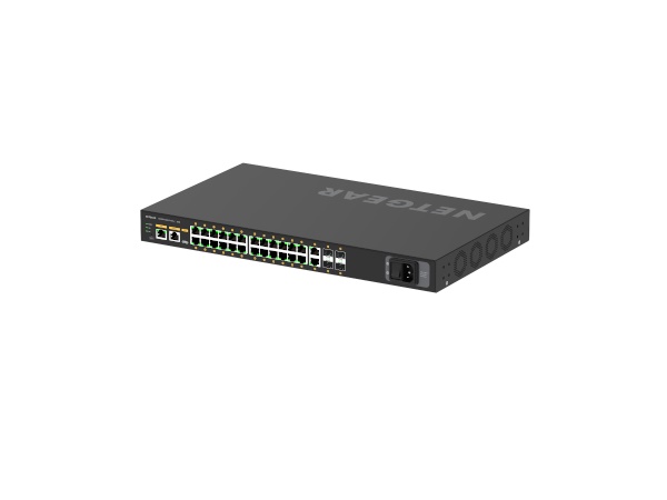 M4250-26G4F-PoE  NETGEAR AV Line 24x1G PoE Plus 300W 2x1G and 4xSFP Managed Switch by Kramer