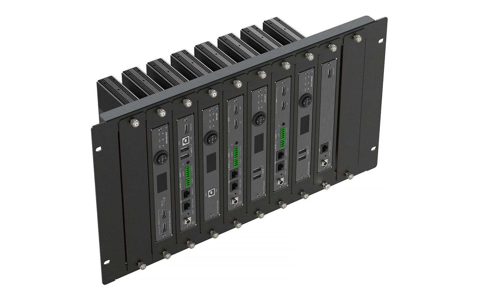 Kramer PNL-BLK-10MT-5-SET Blank Panel Set RK-10MT Black 5-Pack