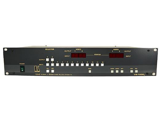 vs-1202xl-b 12x2 Composite Video/Balanced Stereo Audio Matrix Switcher by Kramer