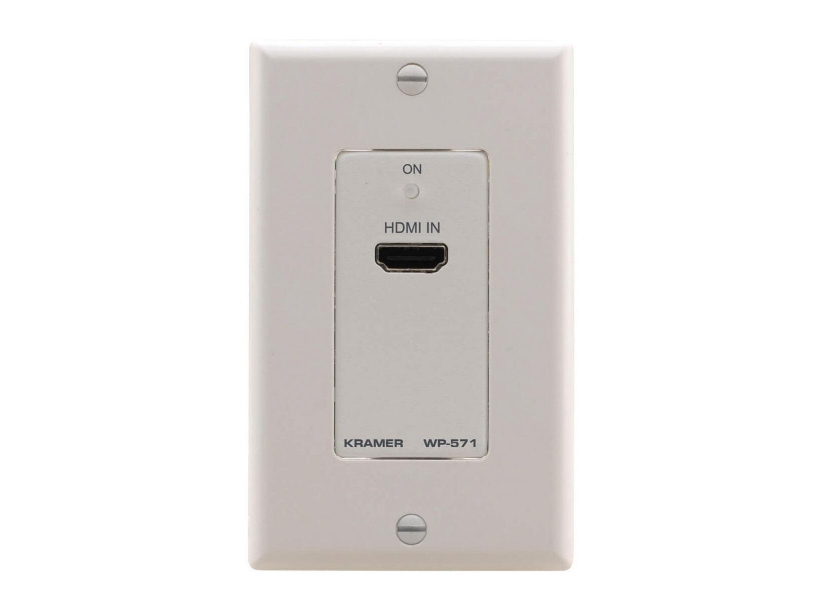 WP-571(W) Active Wall Plate HDMI over Twisted Pair Extender (Transmitter)/White by Kramer