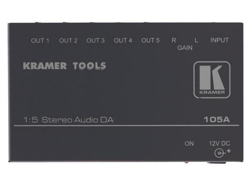 105A 1x5 Stereo Audio Distribution Amplifier by Kramer