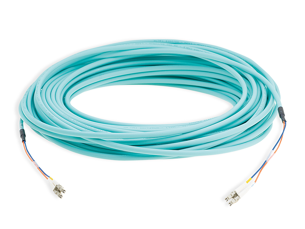CLS-2LC/OM3-33 33ft/10m 2LC to 2LC MM OM3 Fiber Optic Cable (LSHF) by Kramer