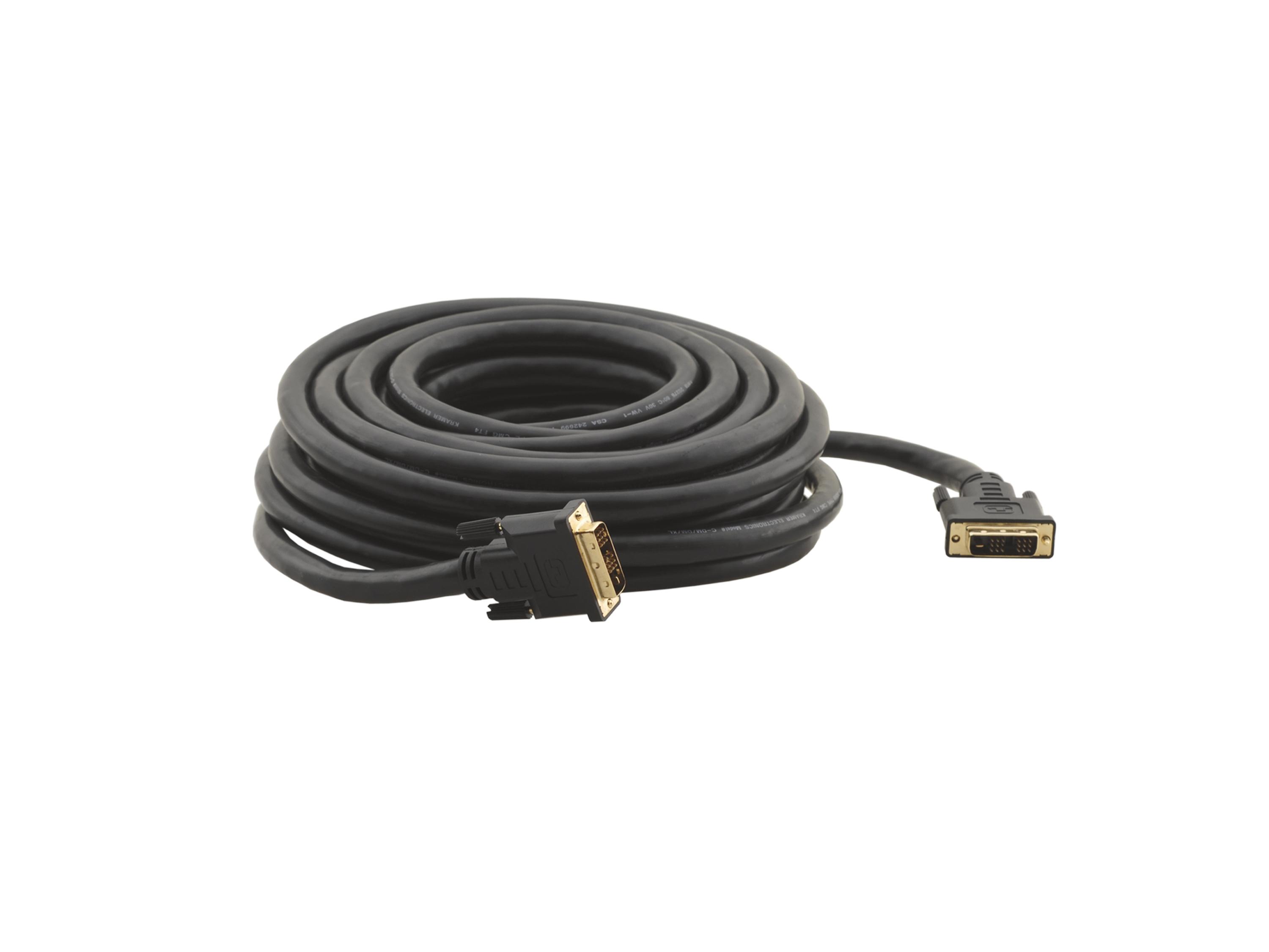 C-DM/DM/XL-25 25ft DVI-D (M) to DVI-D (M) Cable (HDCP Compliant) by Kramer