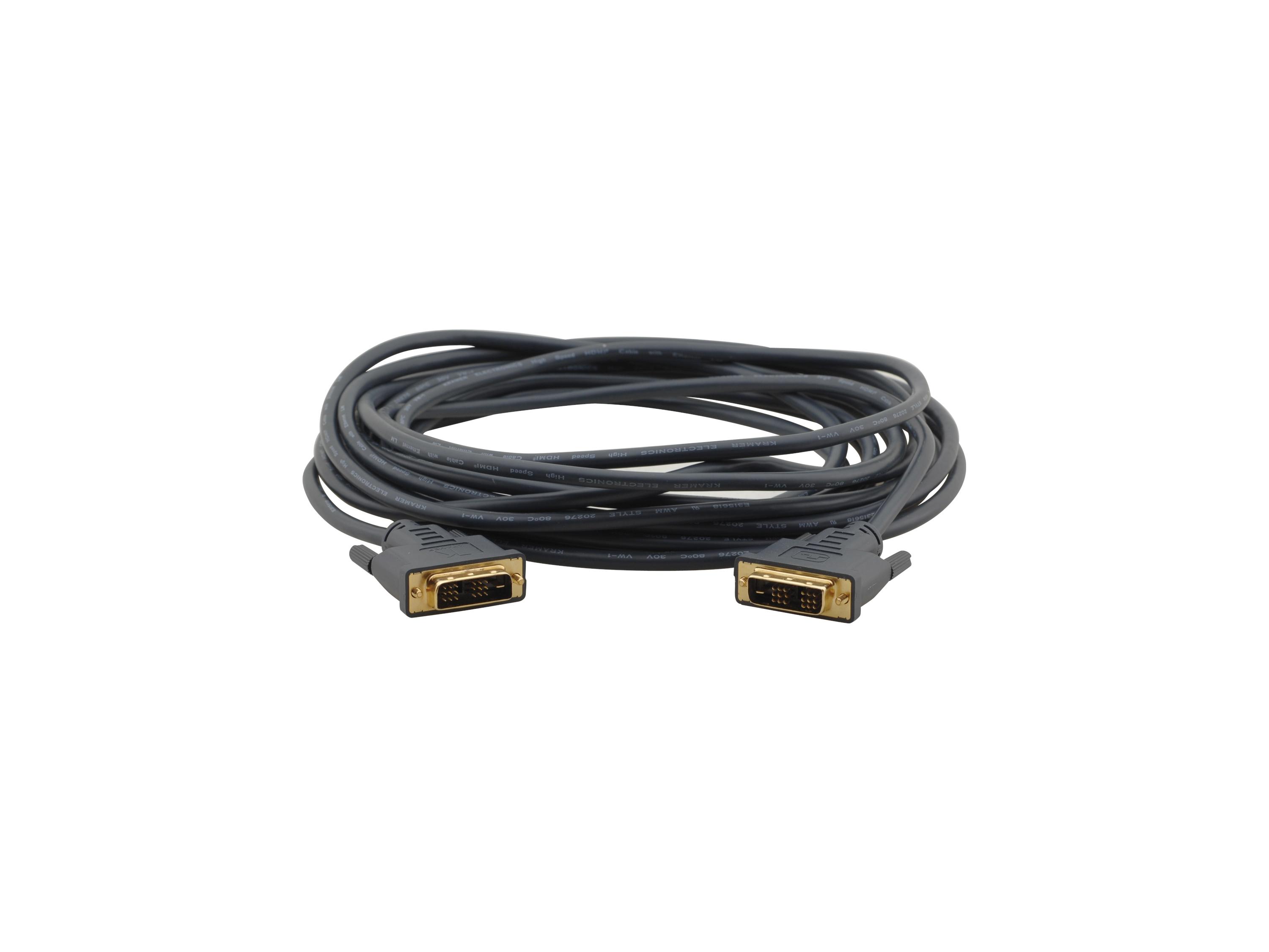 C-MDM/MDM-15 15ft Male to Male Flexible DVI-D Cable by Kramer