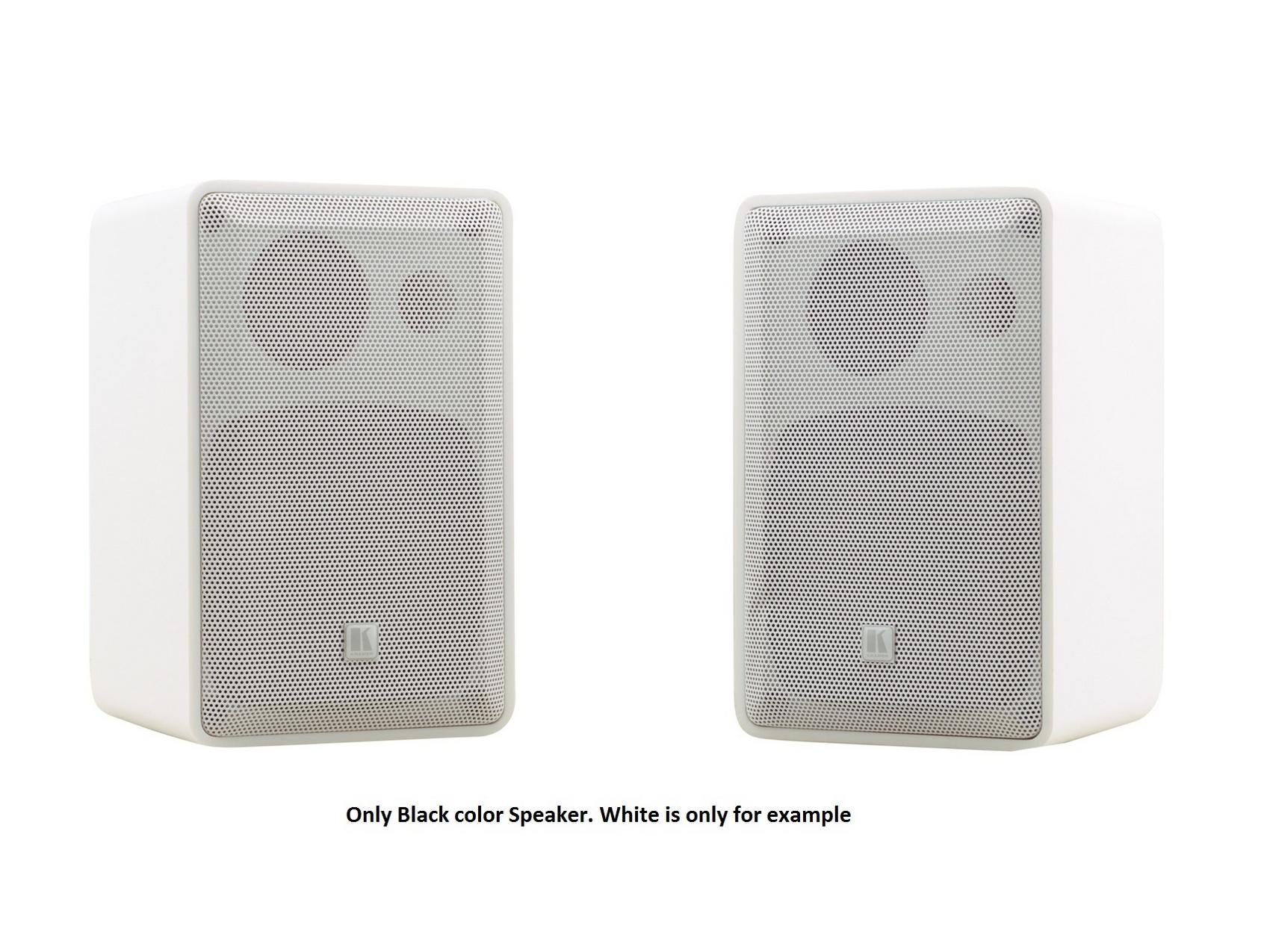 GALIL 4-O(B) 4 inch On-Wall 2-Way Speakers - Black by Kramer