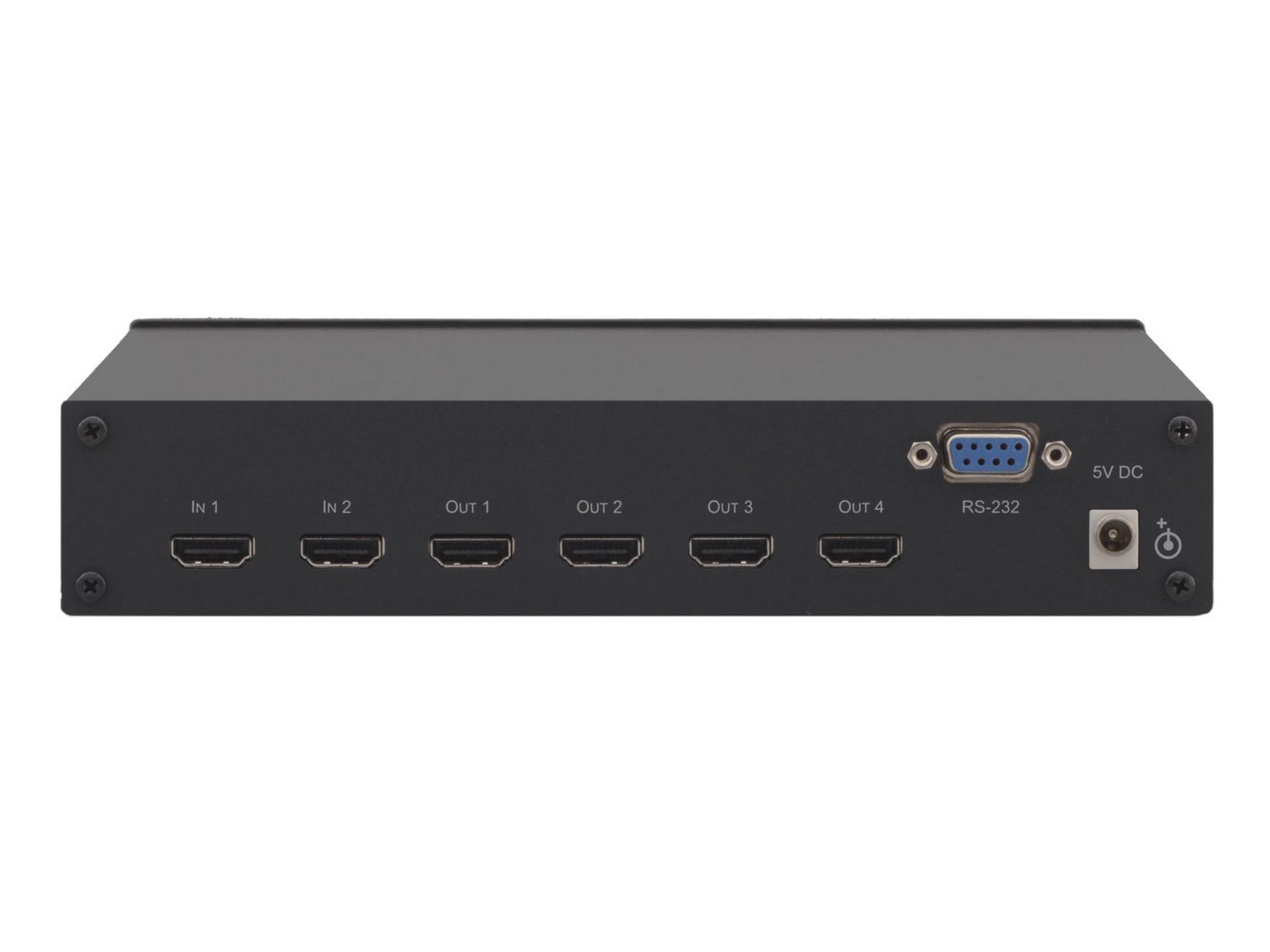 VM-24HC 2x1x4 HDMI Switcher and Distribution Amplifier by Kramer