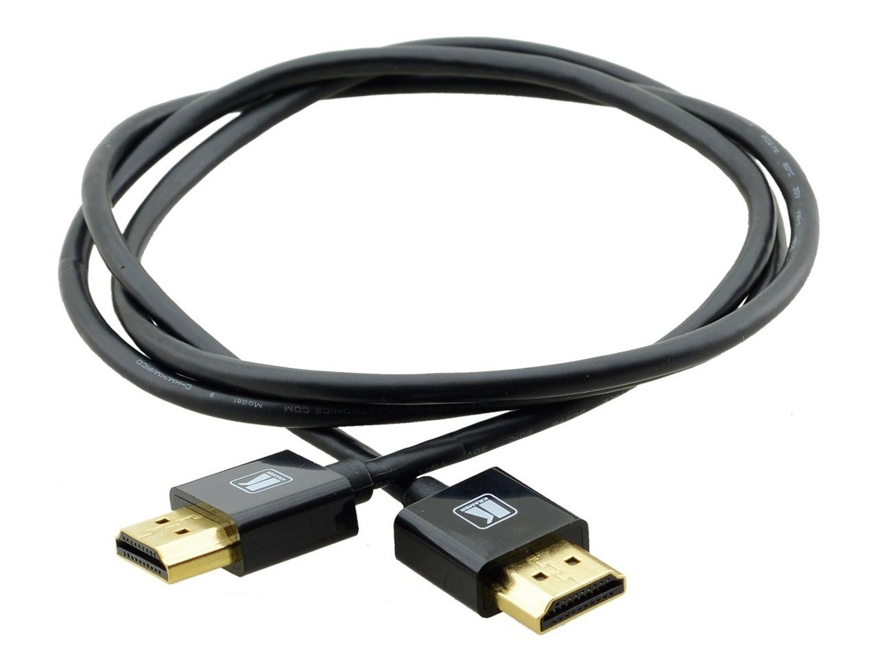 C-HM/HM/PICO/BK-10 Ultra-Slim High-Speed HDMI Cable w Ethernet/10ft/Black by Kramer