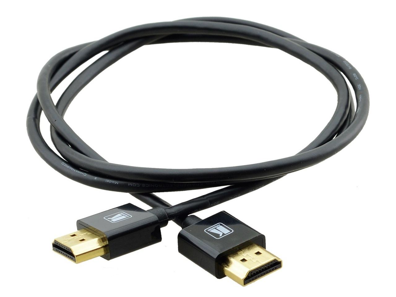 C-HM/HM/PICO/BK-6 Ultra-Slim High-Speed HDMI Cable w Ethernet/6ft/Black by Kramer