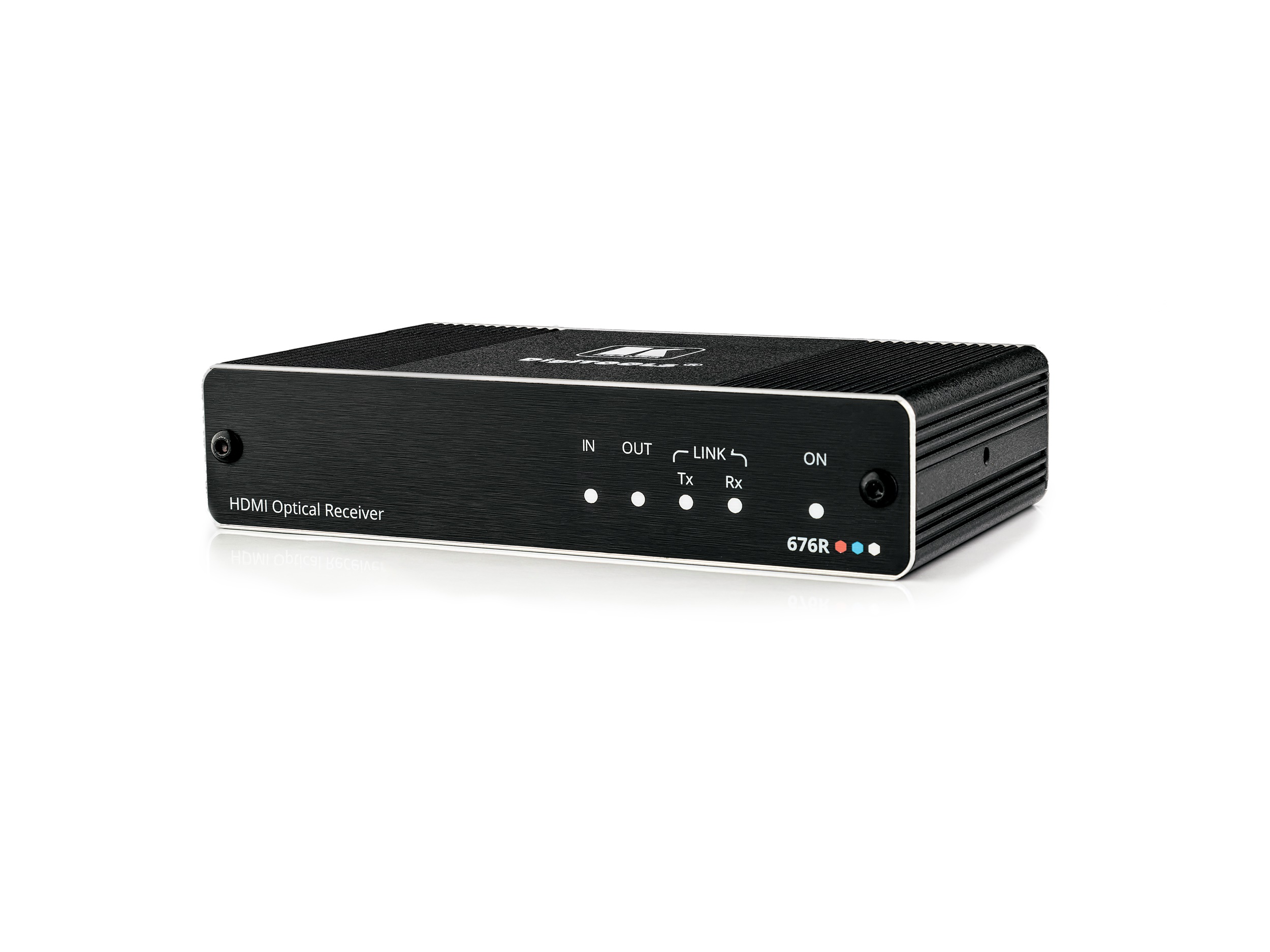 676R 4K60 4x4x4 HDMI and RS-232 Receiver over Ultra-Reach MM/SM Fiber Optic by Kramer
