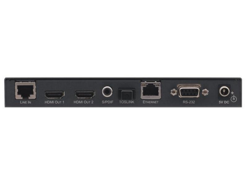 TP-582R 1x2 HDMI Plus Bidirectional RS-232/ Ethernet and IR over Twisted Pair Receiver by Kramer