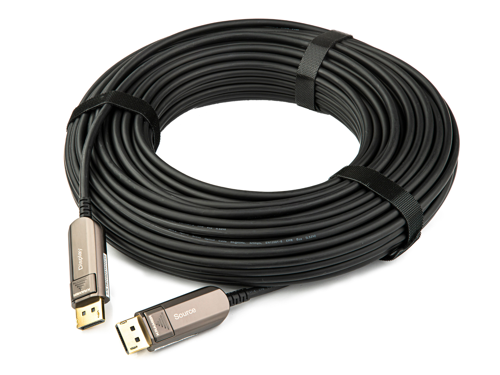 CP-AOCDP/UF-131 40m/131ft 8K Active Optical DisplayPort Cable - Plenum Rated by Kramer