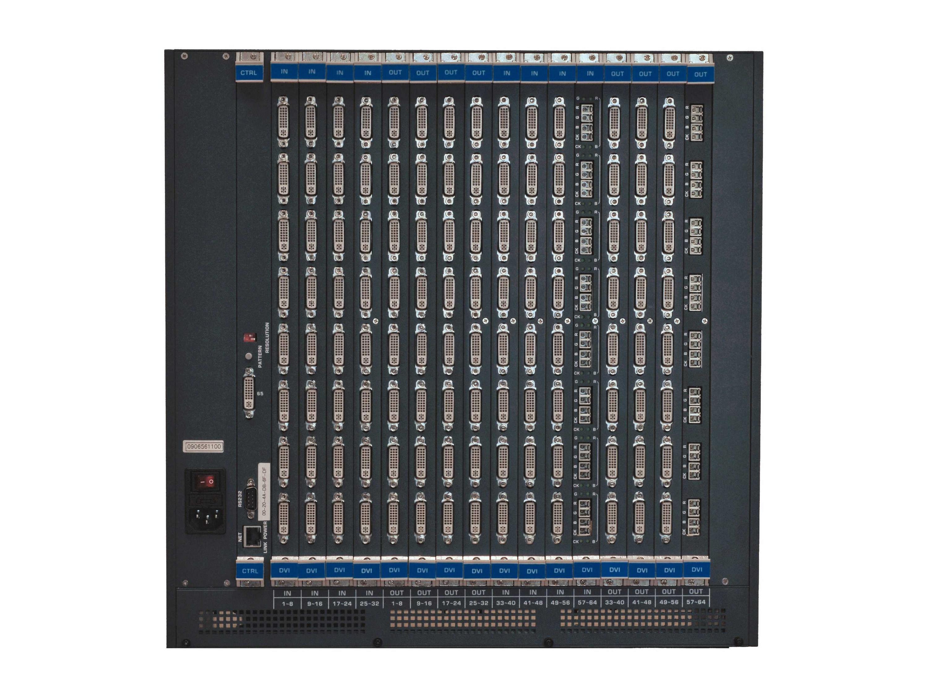 VS-6464DN 8x8 to 64x64 Modular Multi-Format Digital Matrix Switcher by Kramer