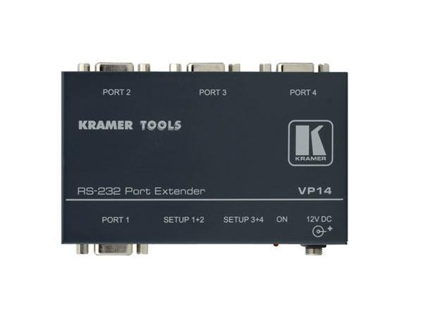 VP-14 4 Port RS-232 Port Extender by Kramer