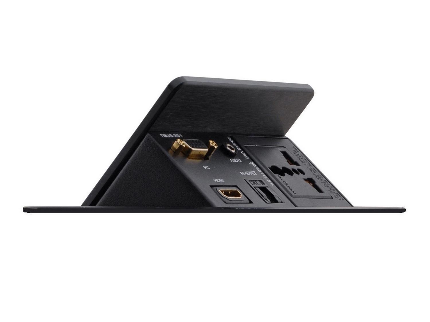 TBUS-201xl(B) Pop-Up Table Mount Multi-Connection Solution/Black by Kramer