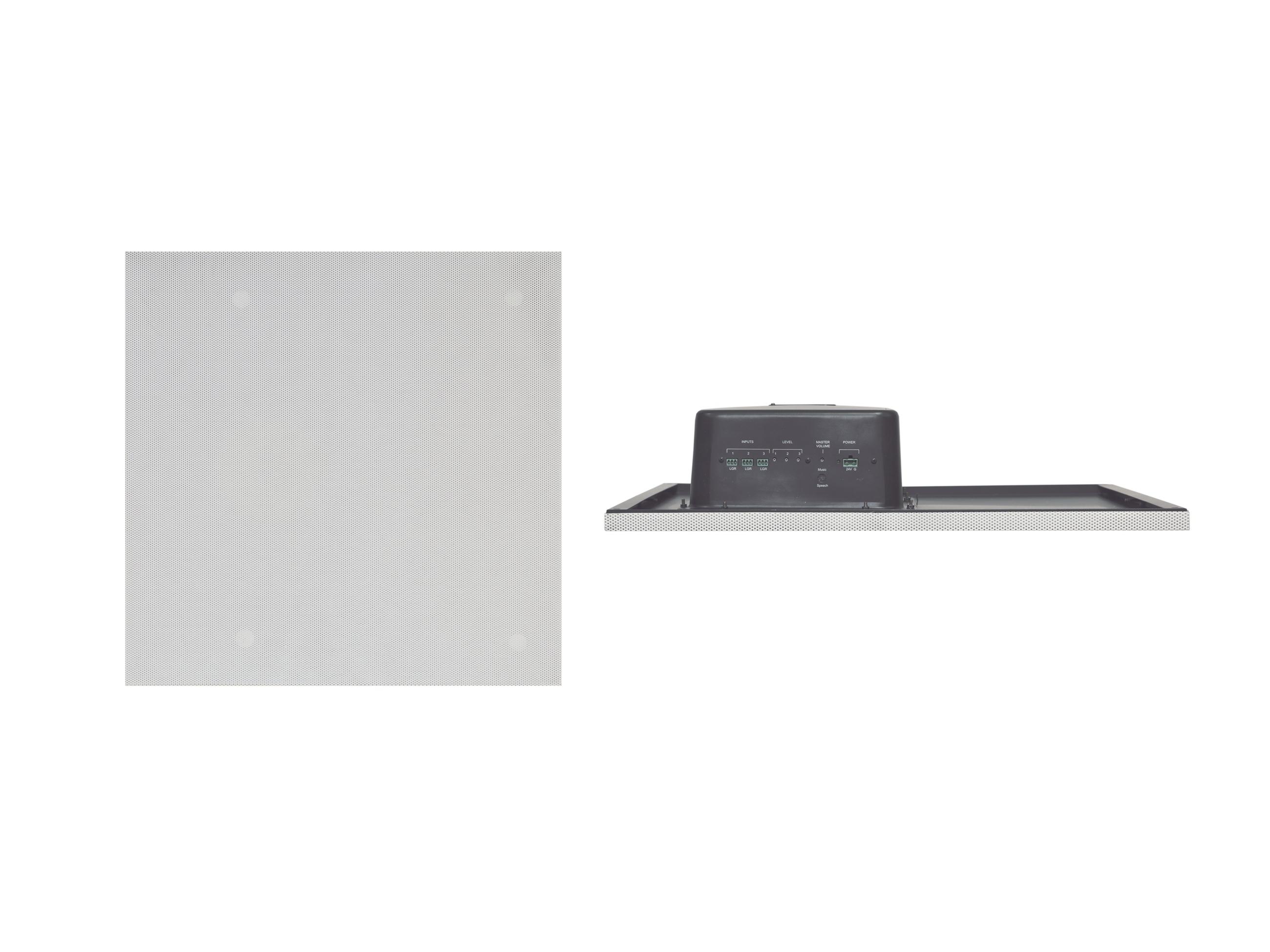 TAVOR 8-T(W) 8 inch High-Performance/Powered Ceiling Tile Speaker/White by Kramer