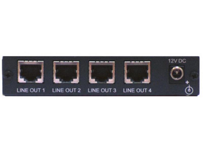 TP-114 1x4 VGA Video and HDTV over Twisted Pair Transmitter and Distribution Amplifier by Kramer