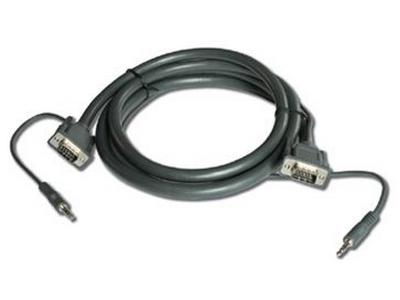 C-GMA/GMA-50 15-Pin (M) to 15-Pin (M)   3.5mm Stereo Cable - 50ft by Kramer