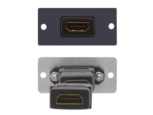W-H(G) HDMI Wall Plate Insert/Gray by Kramer