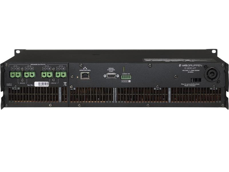 D 200:4T 620P US 20000W Amplifier w 4 Flexible Output Channels/Tesira Integration/Ethernet AVB Audio Networking/620P US by Lab.gruppen