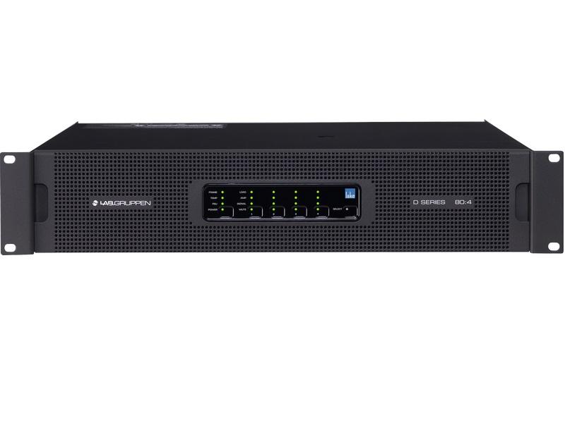 D 80:4L 515 US 8000W Amplifier w 4 Flexible Output Channels/Signal Processing/Audio Networking/515 US by Lab.gruppen