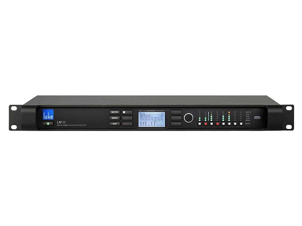 LM 26 2-in/6-out Digital Audio Loudspeaker Processor with Raised Cosine EQ by Lab.gruppen