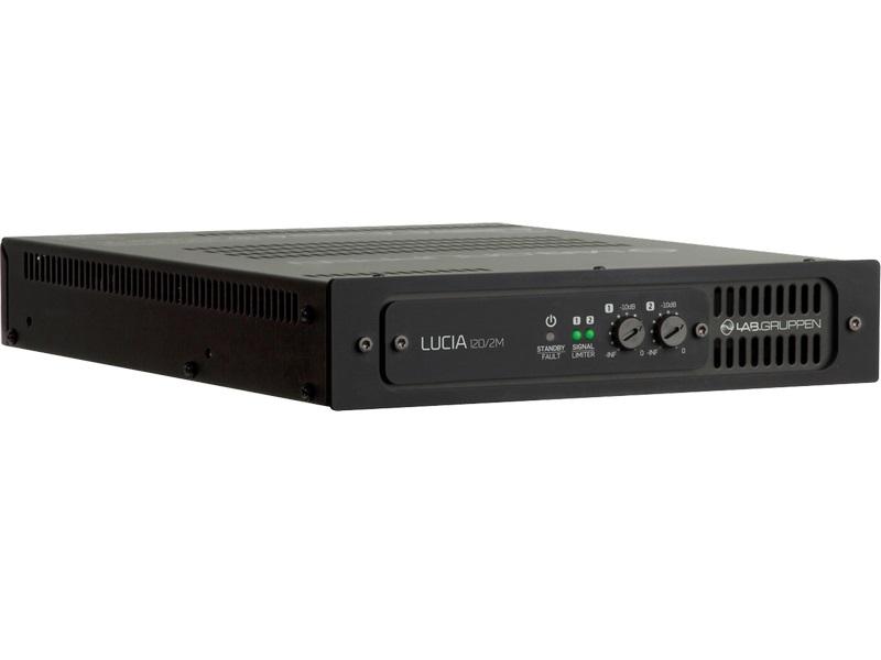LUCIA 120/2M US Compact 2 x 60W Matrix Amplifier for Installation Applications/US by Lab.gruppen