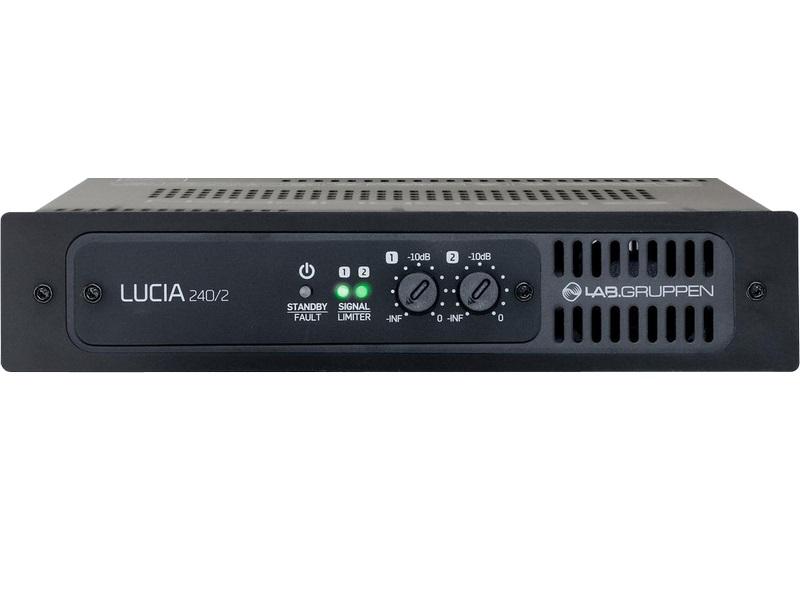 LUCIA 240/2 US Compact 2 x 120W Amplifier for Installation Applications/US by Lab.gruppen