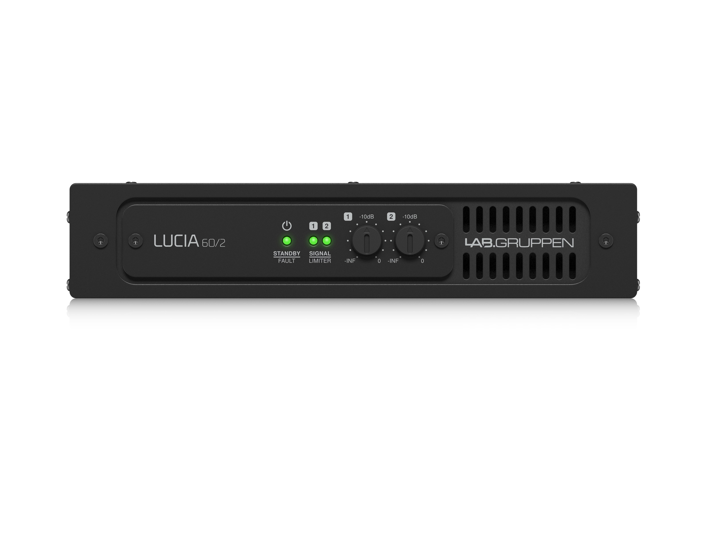 LUCIA60/2 Compact 2 x 30 W Amplifier for Installation Applications by Lab.gruppen