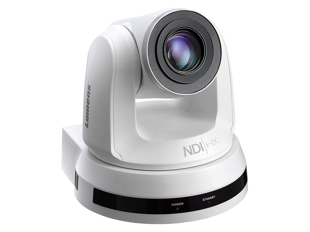 VC-A50PNW 20x Optical Zoom/1080p Hi-Definition PTZ IP Camera/60fps/NDI/White by Lumens