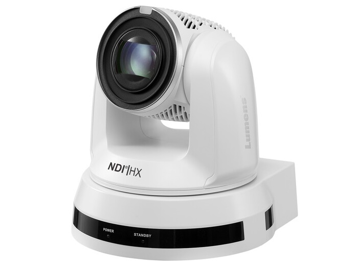 VC-A61PNW NDI 30x Optical Zoom 4K IP PTZ Video Camera (White) by Lumens