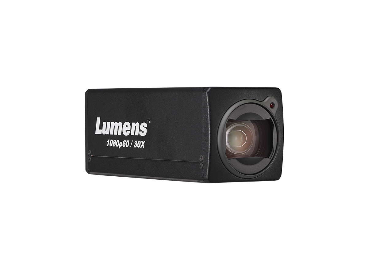 VC-BC601PB 30x Opticial Zoom 1080p 60fps Box Camera/Black by Lumens
