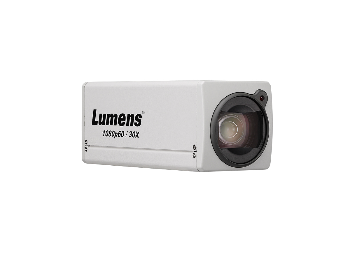 VC-BC601PW 30x Opticial Zoom 1080p 60fps Box Camera/White by Lumens