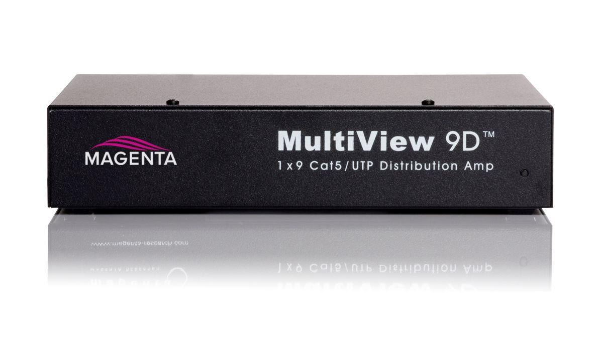 221R1029-01 MultiView 9D 1x9 CAT5 Distribution Amplifier w PS by Magenta Research