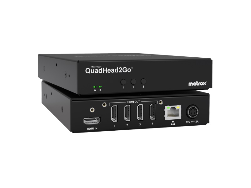 Q2G-H4K QuadHead2Go Q155 Multi-Monitor Controller Appliance by Matrox