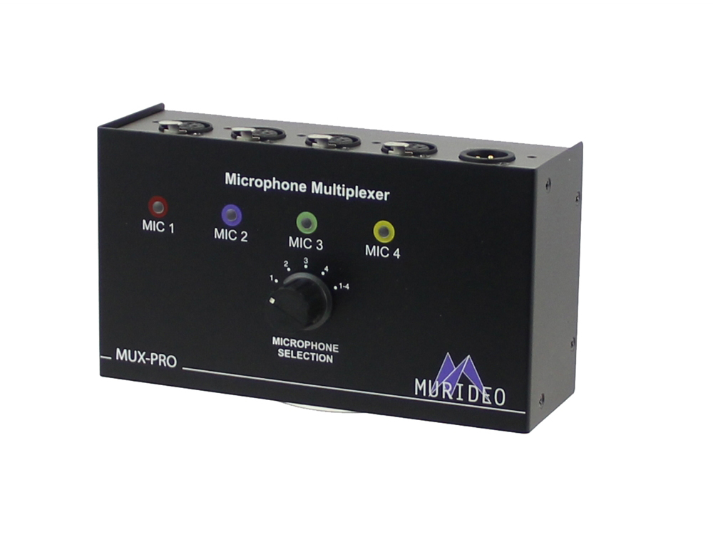 MUR-IMUX-PRO MUX-PRO Microphone Multiplexer by Murideo