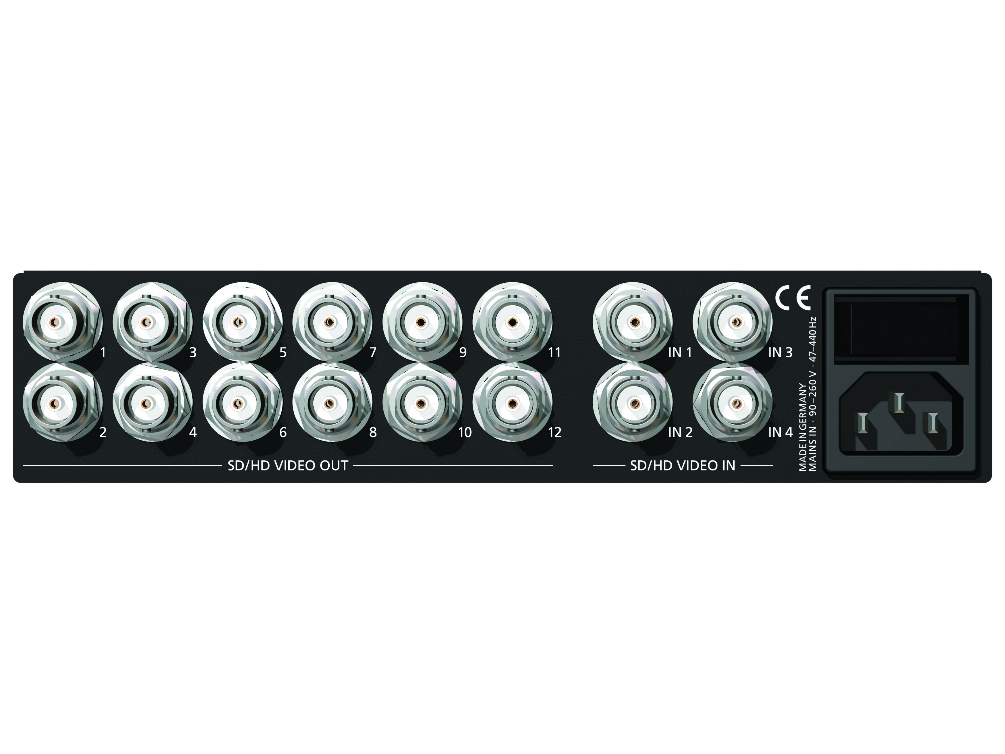 MC-5 SD/HD Video Routing Matrix and Distributor by Mutec