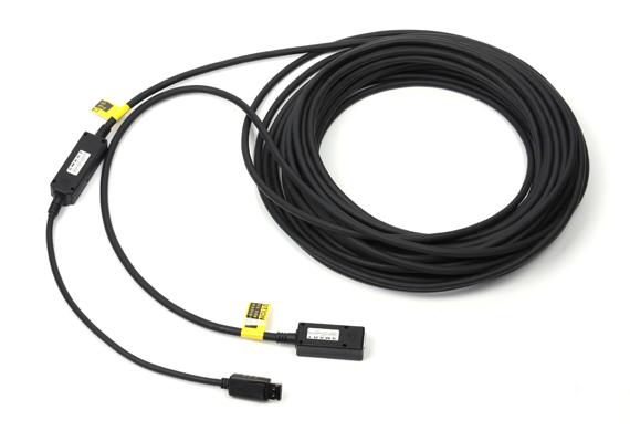 DPM-A025 DisplayPort Extender/Optical Fiber Cable (20m/66ft) 10.8 Gbps by Ophit