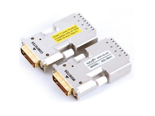 DDL TX/RX Optical DVI Extender (Transmitter/Receiver) Kit modules/500 m (1650 ft)/1.65 Gbps by Ophit