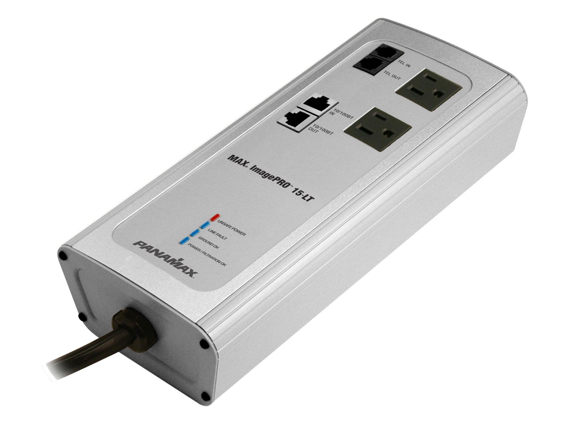 MIP-15LT 2 Outlets Telco/LAN Surge Protector by Panamax