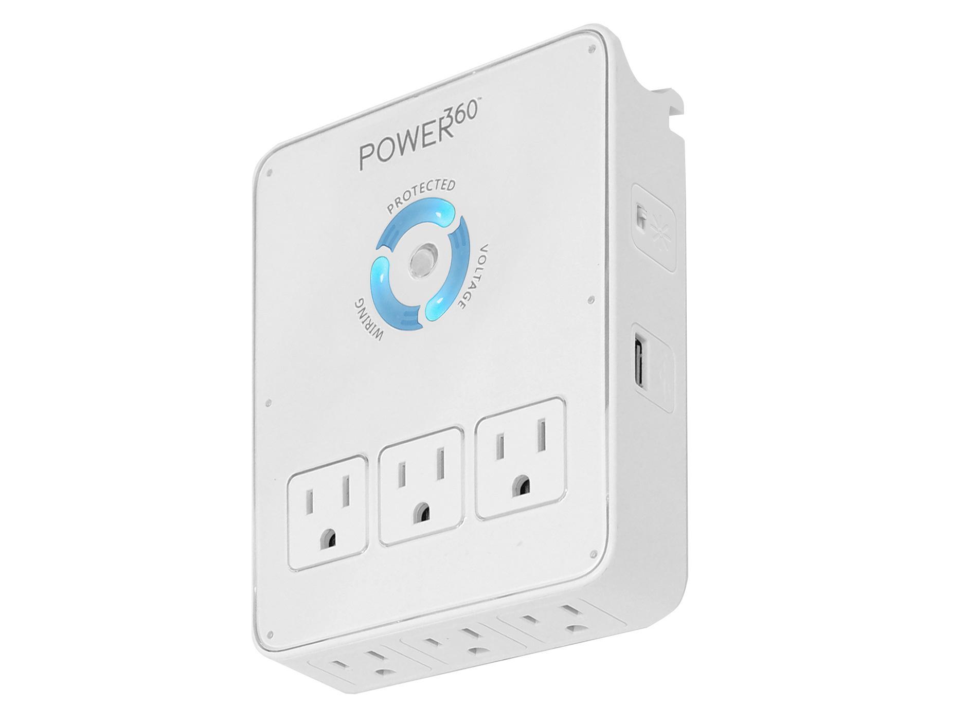P360-DOCK Power360 6 Outlet Wall Tap/Charging Station by Panamax