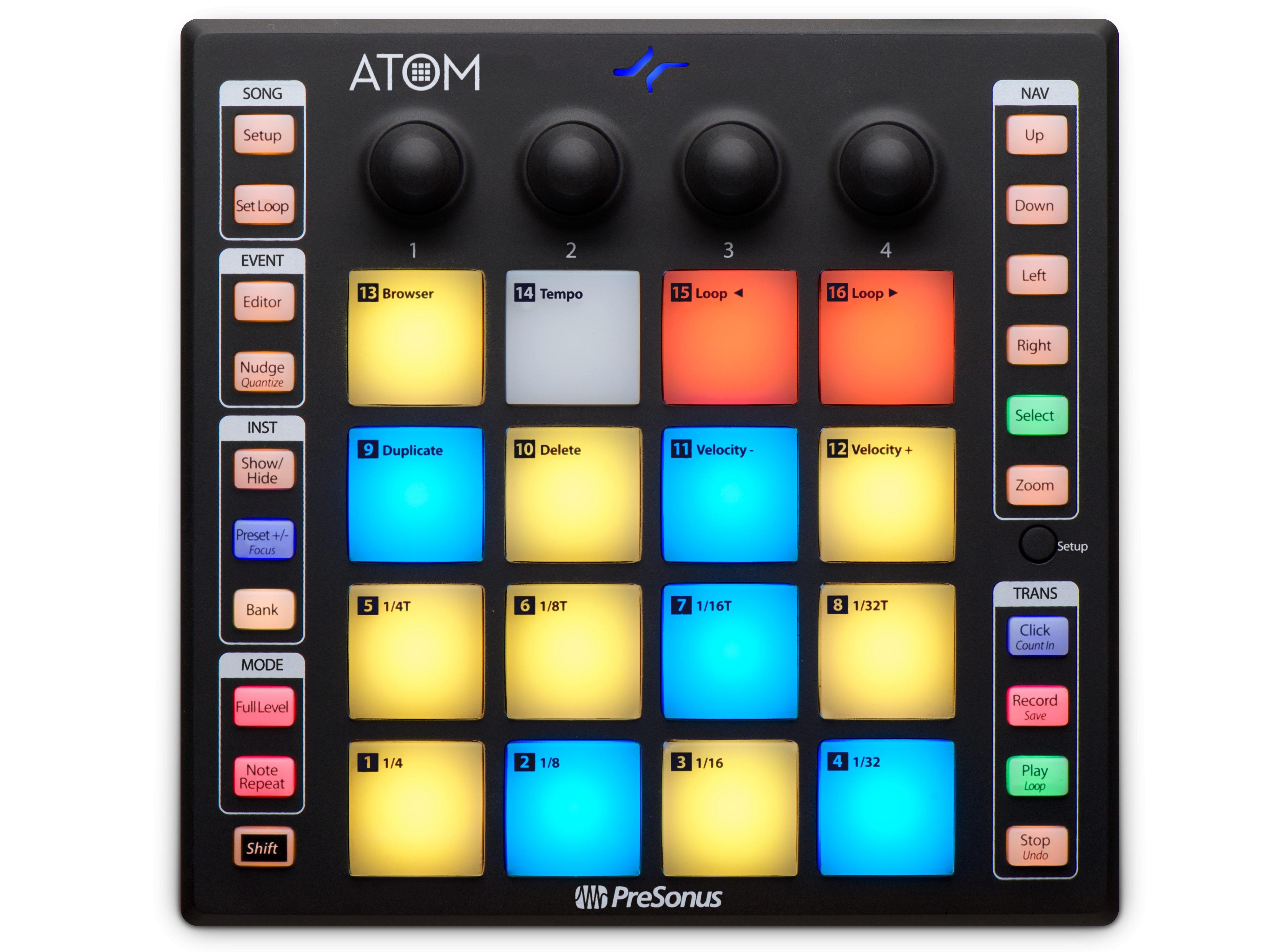 ATOM 16-pad USB MIDI Controller/Studio One Artist by PreSonus