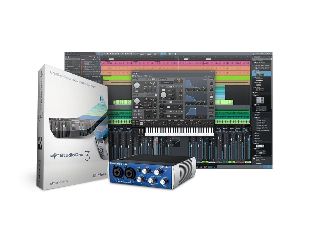 AudioBox USB 2x2 USB 1.1 Recording System/48kHz Audio Interface by PreSonus