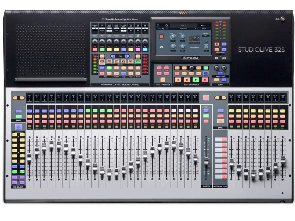 StudioLive 32S Series III StudioLive 32-channel digital mixer and USB audio interface by PreSonus